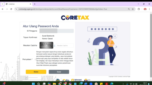 Cara Mengatasi Kendala Pembuatan Password dan Passphrase pada Coretax DJP